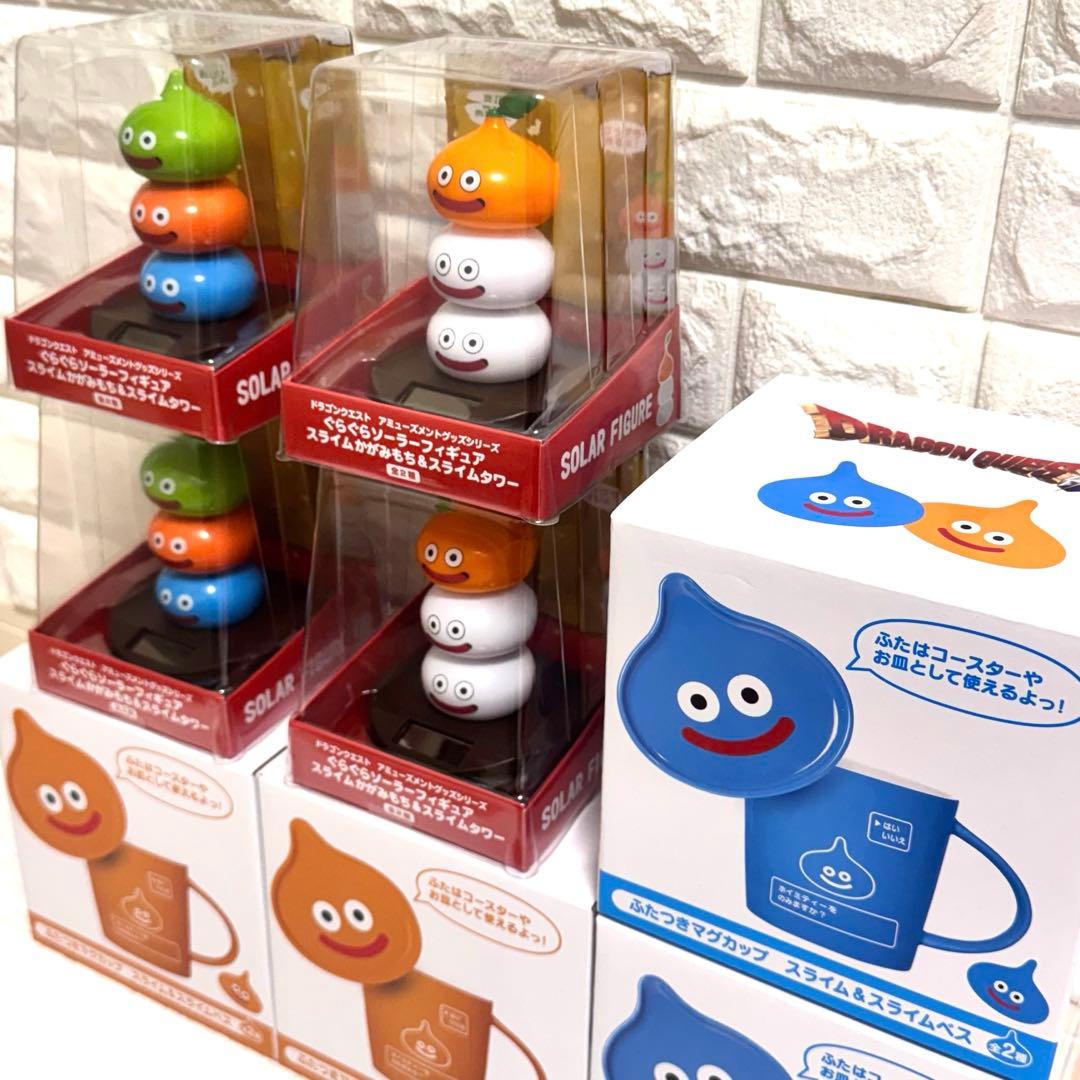 ドラゴンクエスト　スライムかがみもち＆スライムタワー　マグカップ　フィギュア