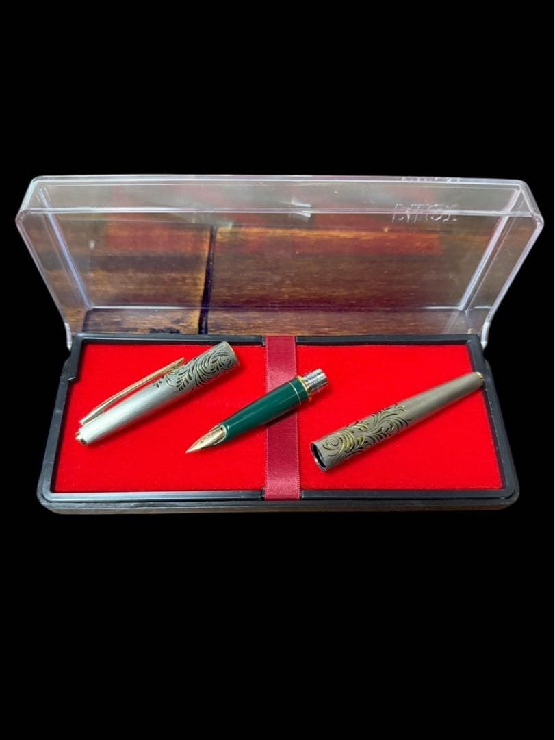 ⭐︎希少⭐︎ PILOT パイロット レディ 唐草模様 グリーン 18K 万年筆