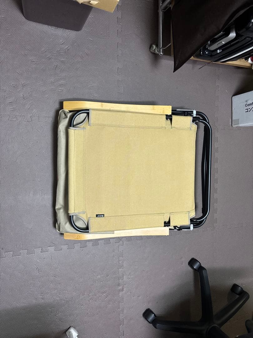 折りたたみリクライニングチェア ベージュ