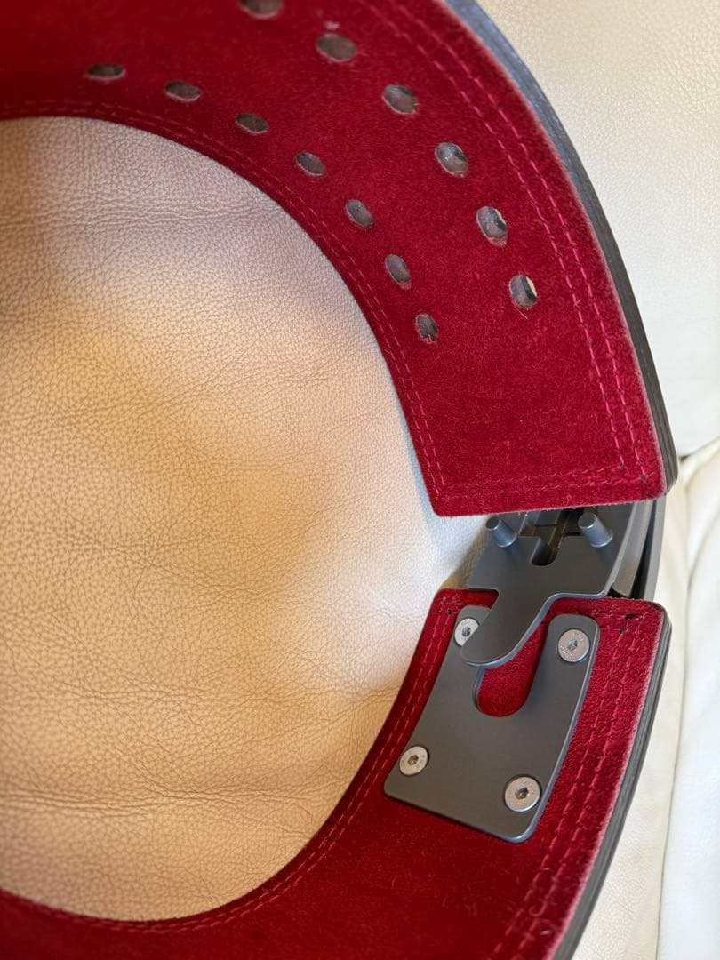 SBD トレーニング・パワーベルト 13mm XS 新ロゴタイプ 黒/赤