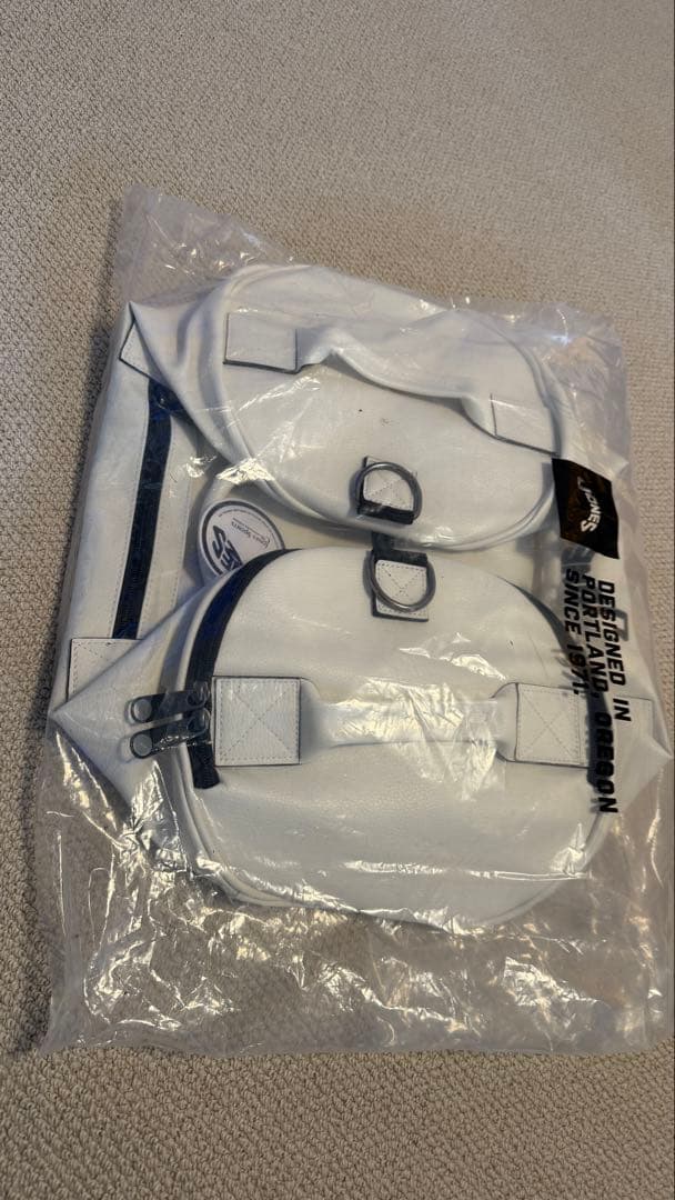 JONES ゴルフ　ボストンバッグ ホワイト レア刺繍付