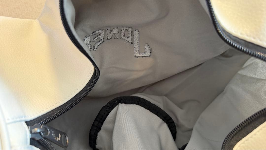 JONES ゴルフ　ボストンバッグ ホワイト レア刺繍付