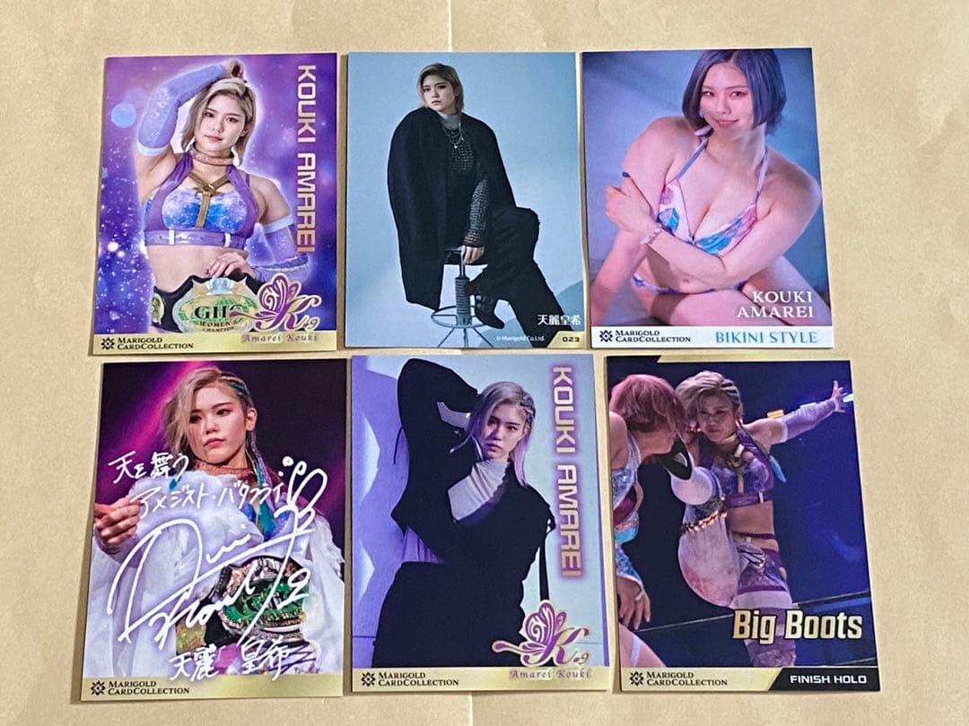 天麗皇希 マリーゴールド 直筆サイン入りカード