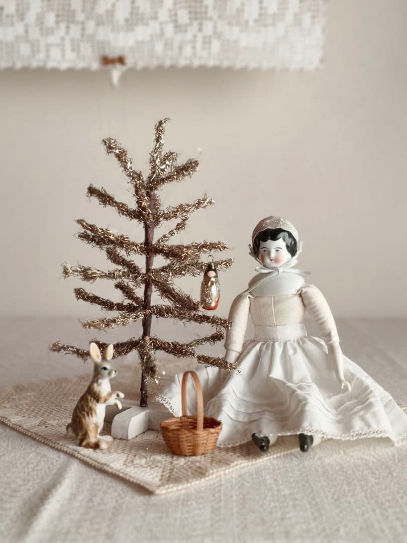 【リュヌとリュカさま】vintage tree ❀ 燻ゴールドのツリー 23cm