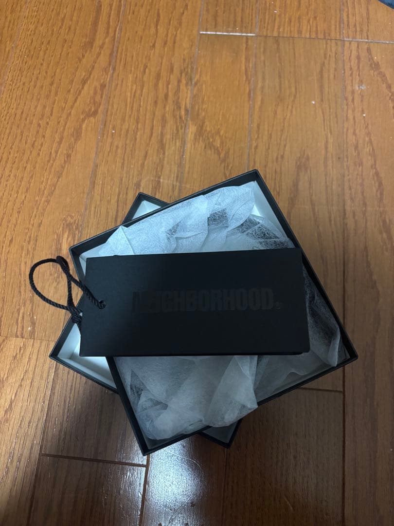 NEIGHBORHOOD 黒 レザー首輪