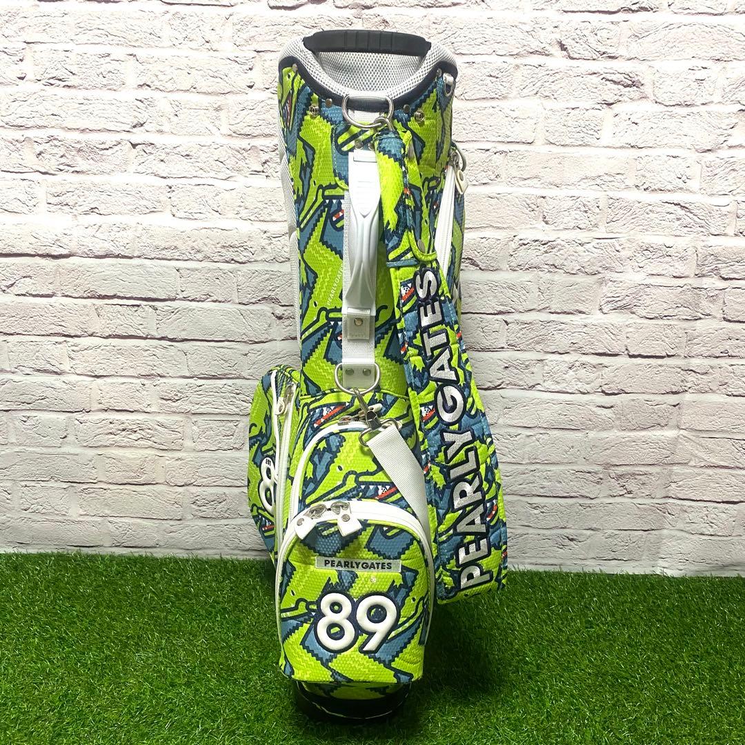 【希少】パーリーゲイツ PEARLY GATES ワニ柄 キャディバッグ ゴルフ