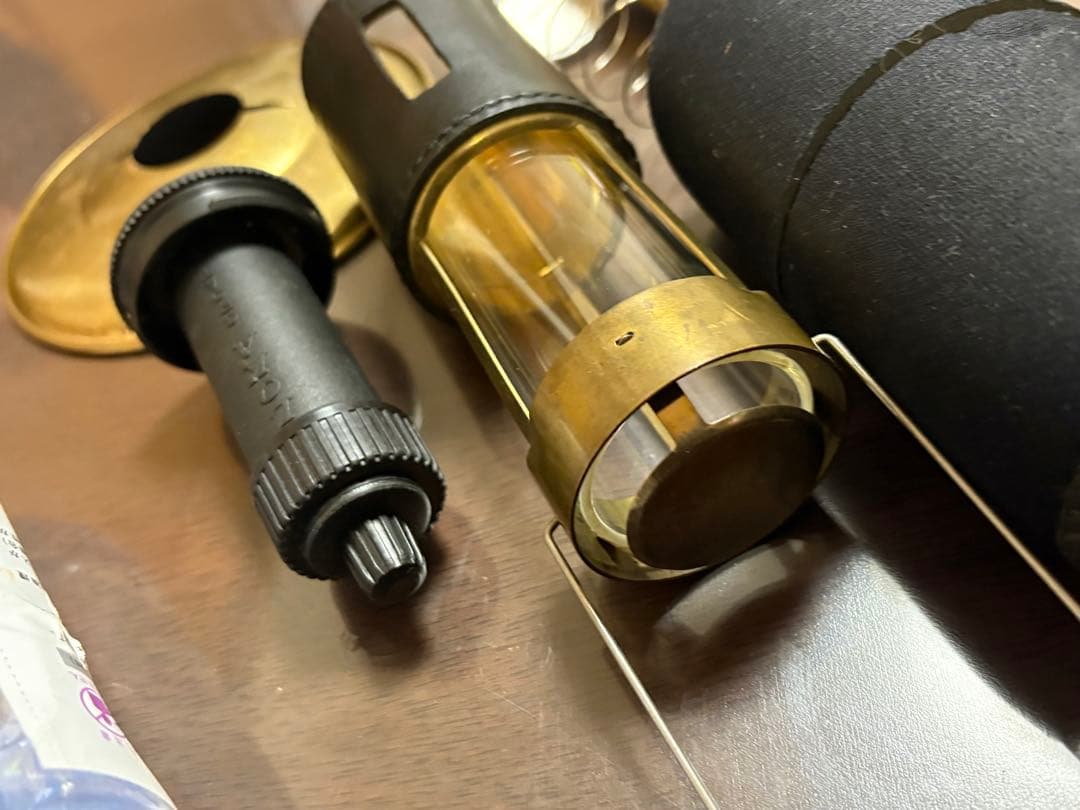 UCO 旧ロゴ キャンドルランタン ブラス真鍮 オイルインサート①