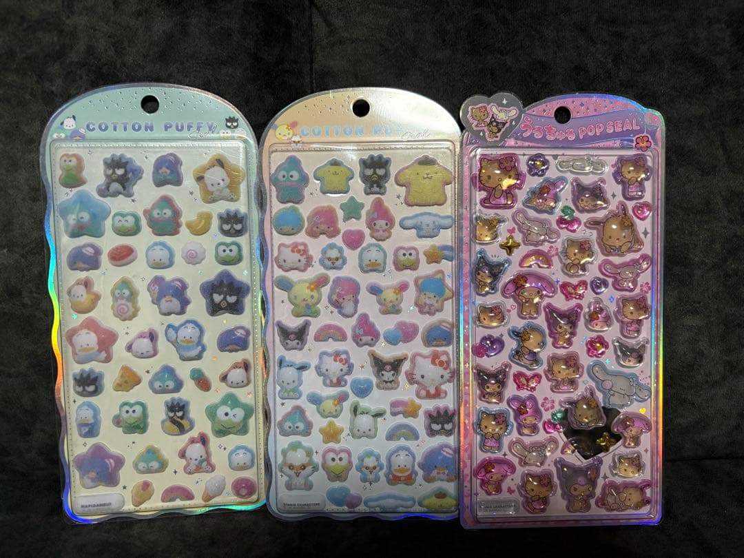 ボンボンドロップシール　ミニ　コンプリートセット　サンリオ　ディズニー　コットン