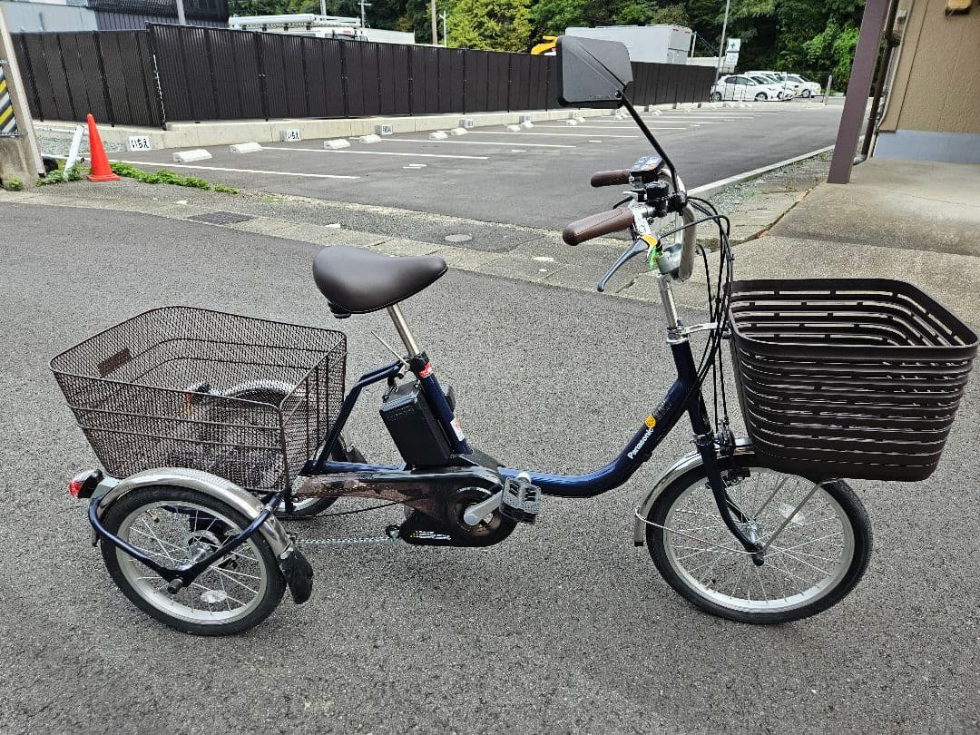 パナソニック ビビライフBE-ELR834 電動アシスト三輪自転車