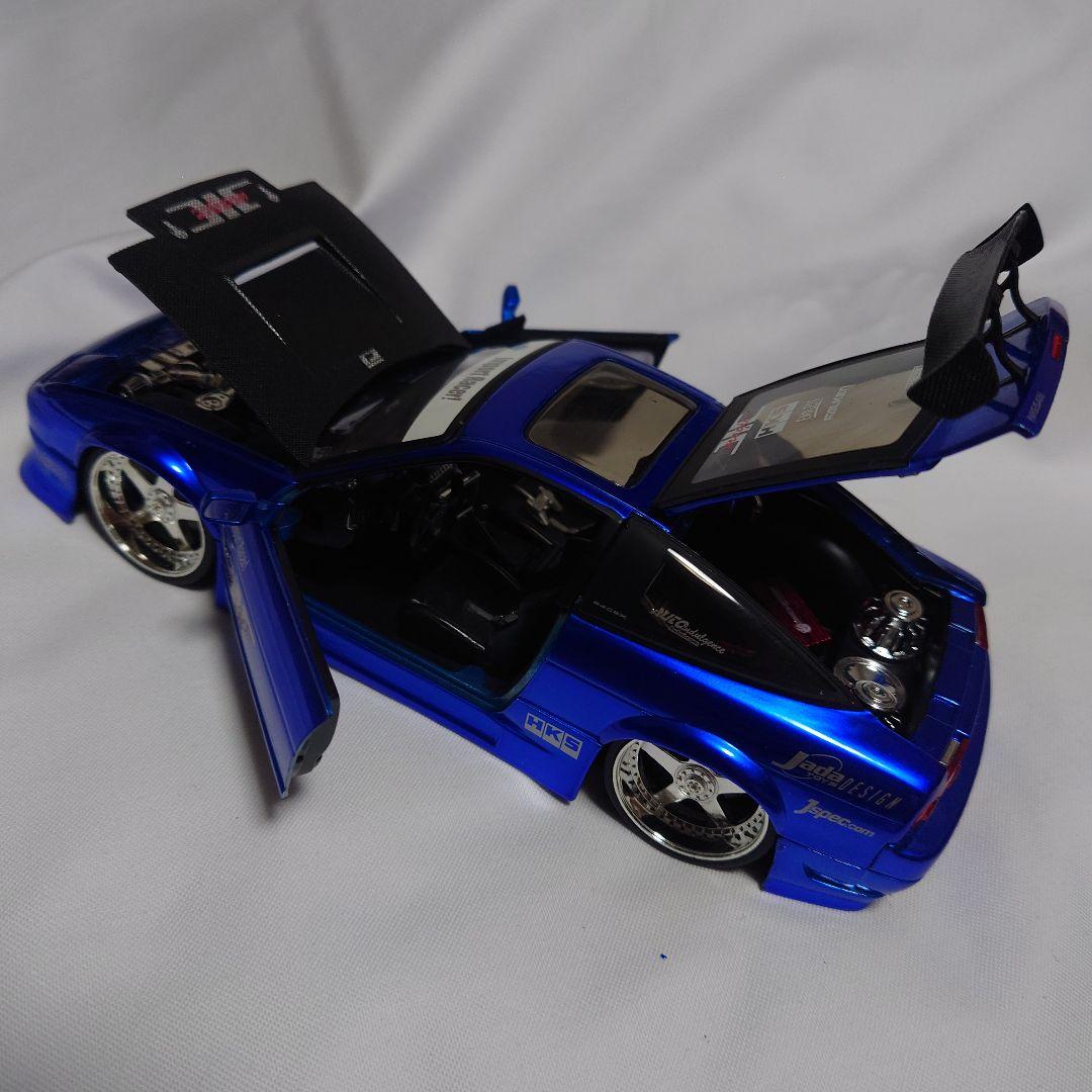 ルース品 Nissan RPS13 240SX 青 1/24 ミニカー JADA