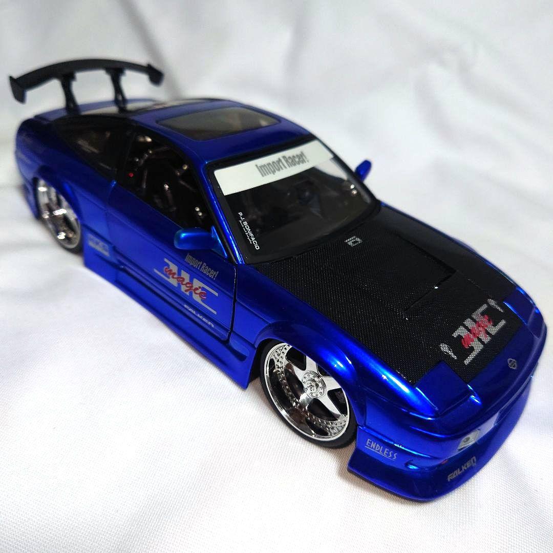 ルース品 Nissan RPS13 240SX 青 1/24 ミニカー JADA