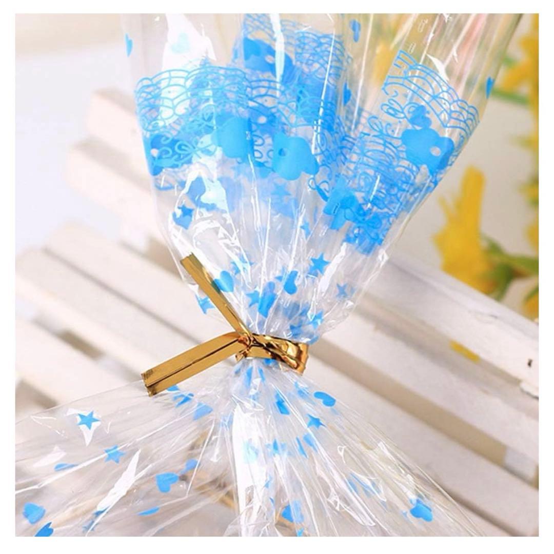 ラッピングタイ プレゼント バレンタイン ハロウィン モール 梱包 未使用