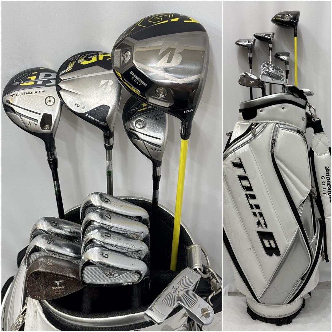 メンズ右利き初心者用　ツアーステージ　ゴルフクラブセット　W-2474
