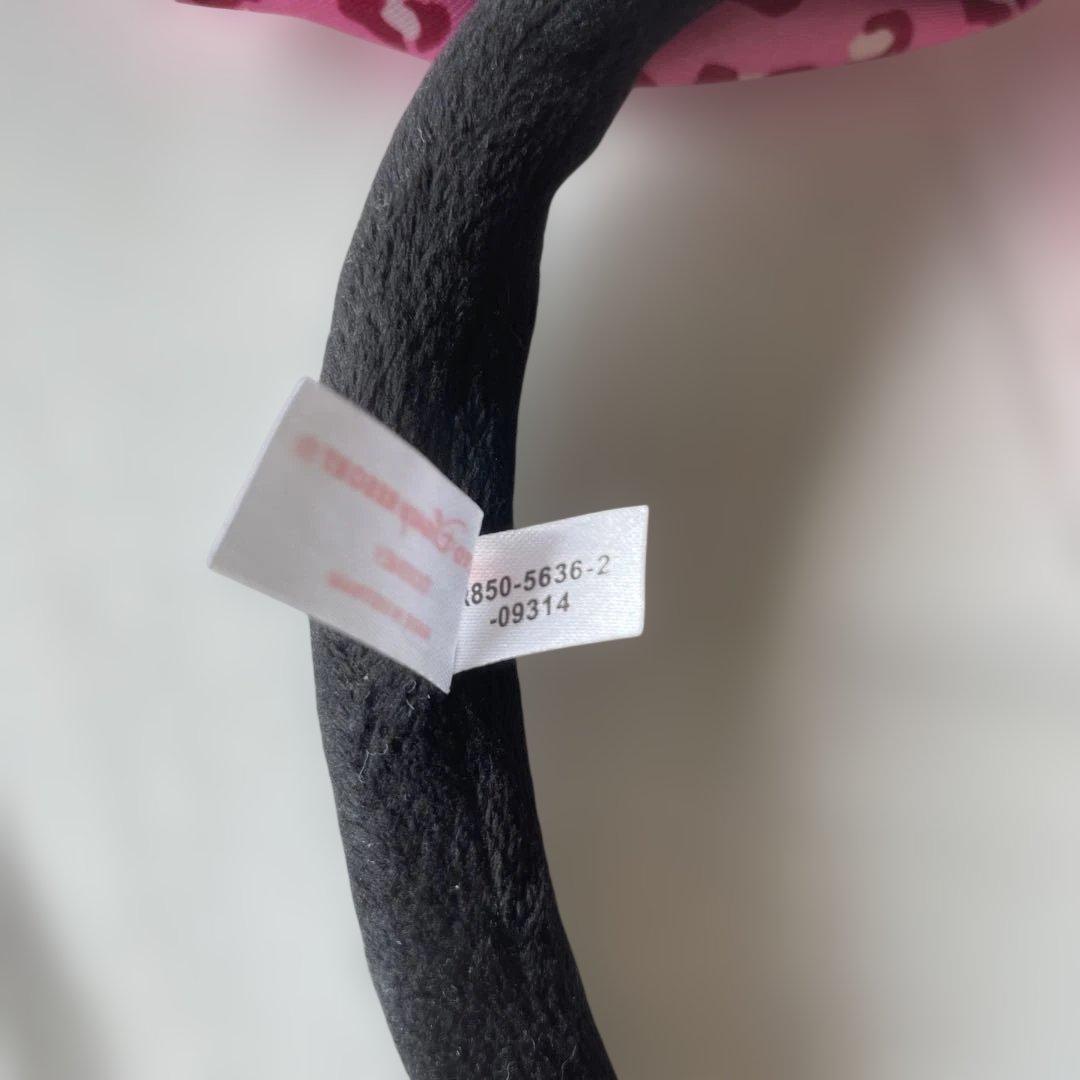 ディズニー ヒョウ柄 ピンクリボン カチューシャ 2個セット