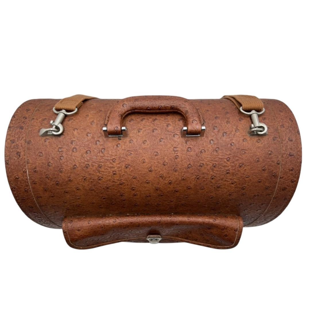 【新品未使用】ペット用 キャリーバッグ レザー Mサイズ