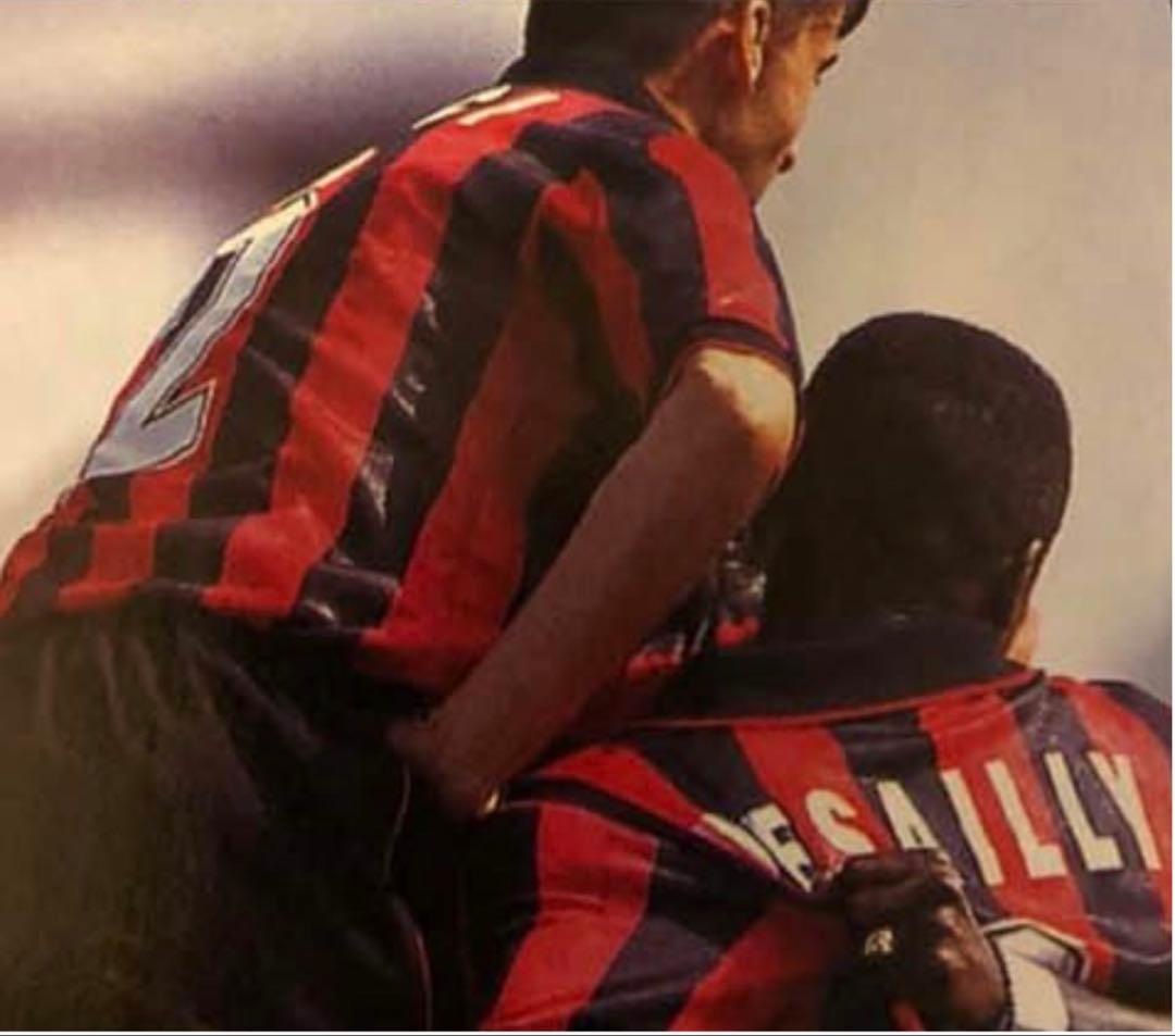 95-96 ミラン　支給ユニフォーム　ボバン選手　検　実使用　ペスカーラ戦