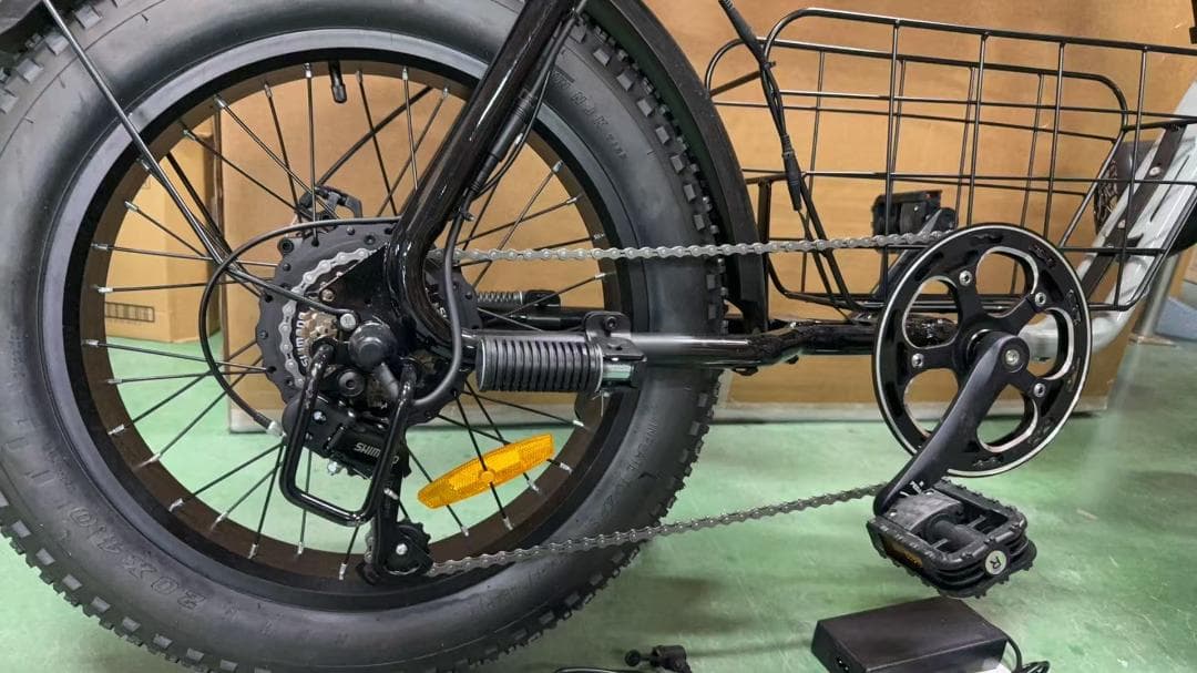 年末年始限定価格❣❊電動アシスト自転車 500Ｗモーター 20インチ 極太タイヤ