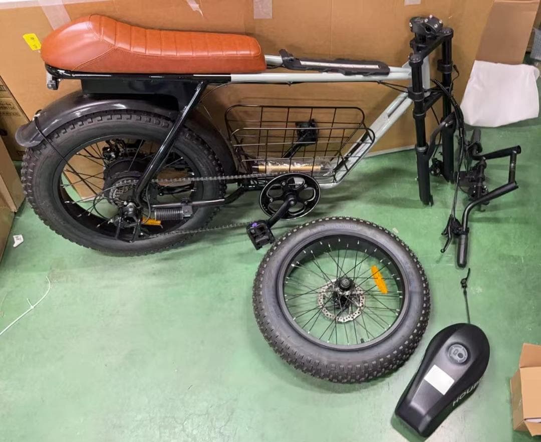 年末年始限定価格❣❊電動アシスト自転車 500Ｗモーター 20インチ 極太タイヤ