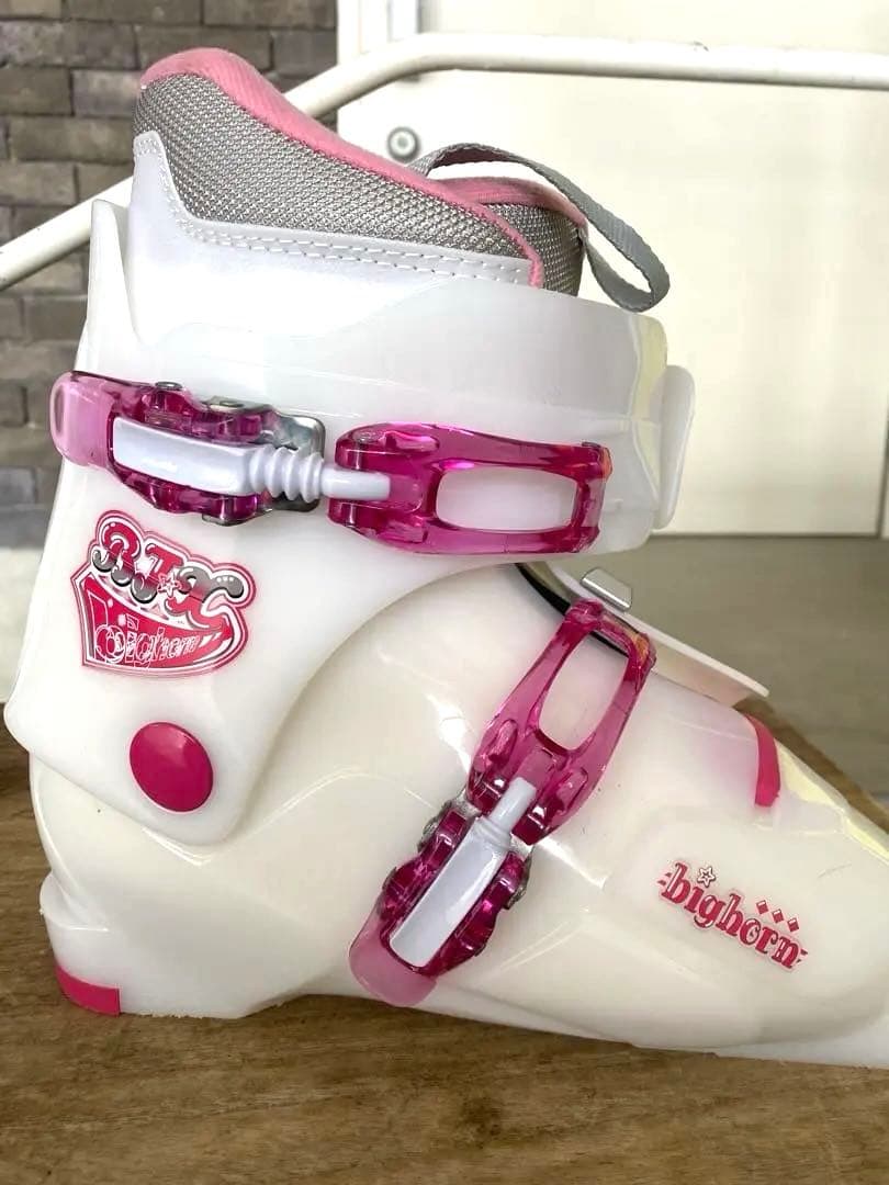 【美品】ROSSIGNOL板130cm ブーツ22.0㎝・ストック95㎝