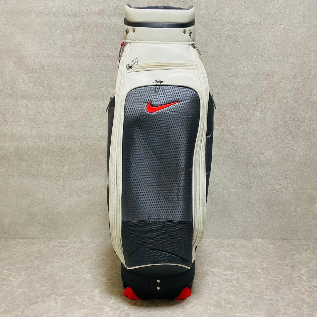 希少 美品 NIKE ナイキ キャディバック エナメル ホワイト 貴重　入手困難