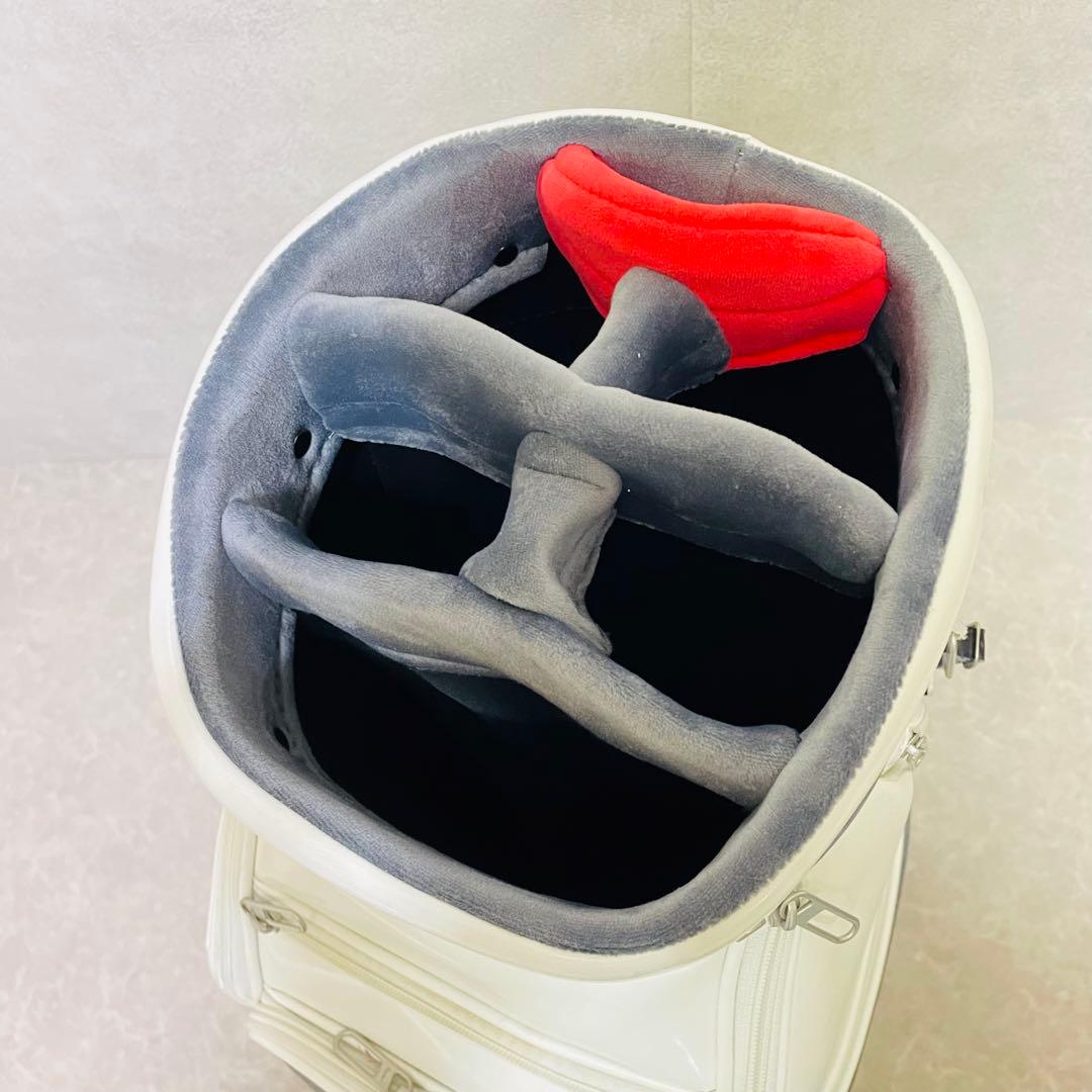 希少 美品 NIKE ナイキ キャディバック エナメル ホワイト 貴重　入手困難