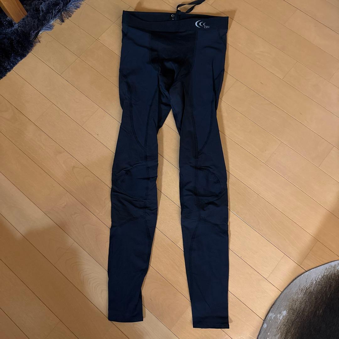 C3fit 黒タイツ S/M