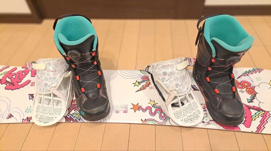 キッズスノーボード3点セット120cm K2 MINI TURBO ブーツ付き