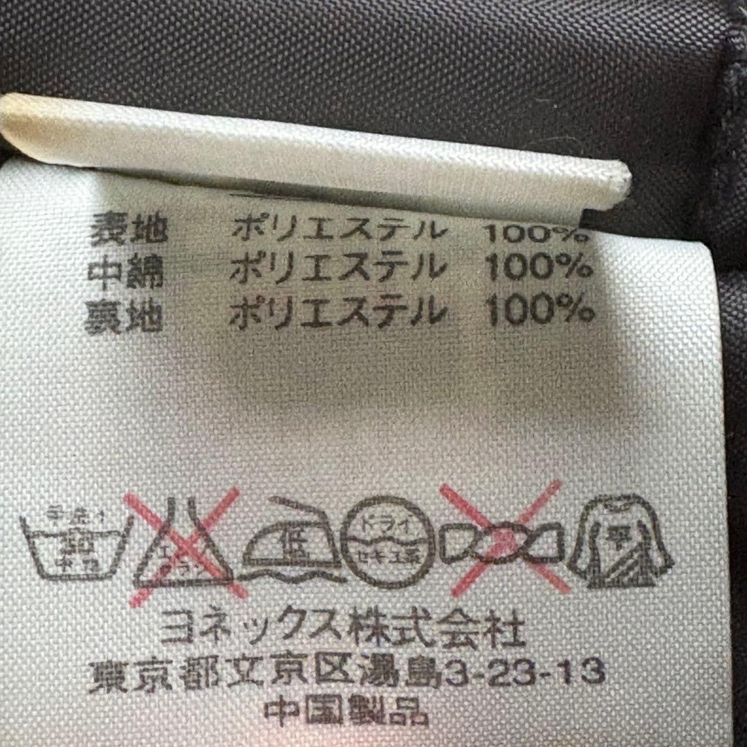 YONEX ロングコート ベンチコート ブラック XOサイズ 中綿 フード付き