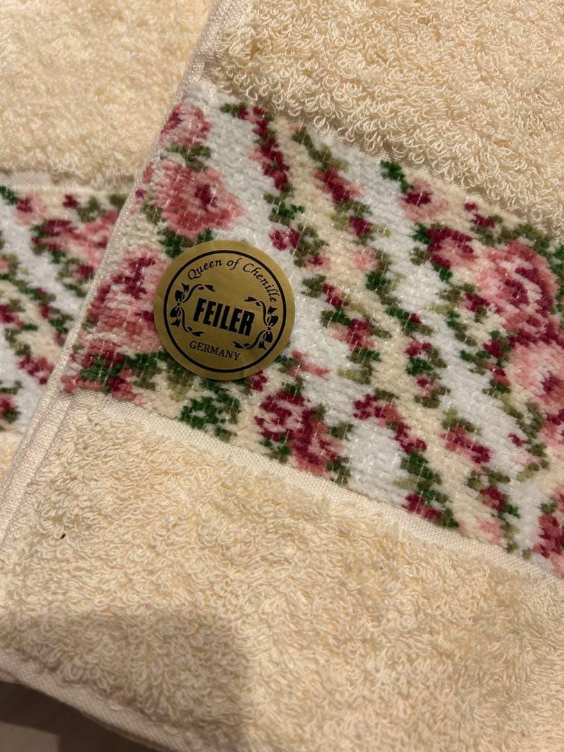 ✨️新品未使用✨️FEILER 花柄 バスタオル 2枚セット