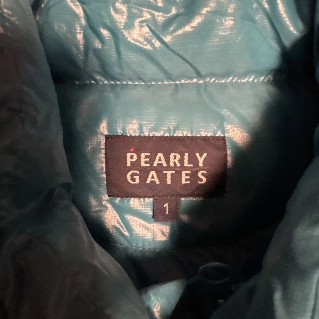 2ウェイPEARLY GATES ダウンジャケット ターコイズブルー
