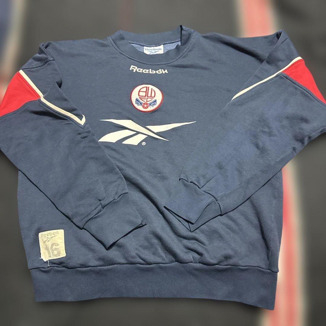 ボルトンワンダラーズ　選手実使用スウェットトップ　XL