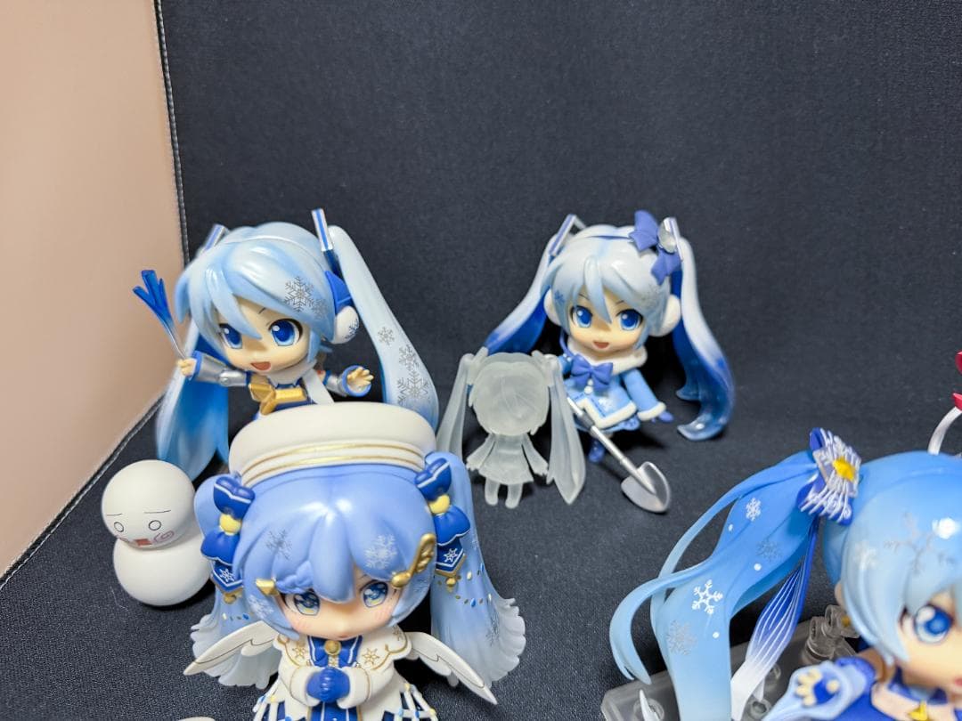 中古 ねんどろいど 雪ミク 2010～2023年 14点 + 2点 冬木小袖等
