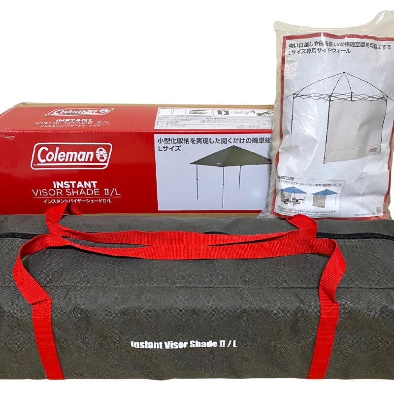 【美品】インスタントバイザーシェードⅡ/L オリーブ 専用サイドウォール付き