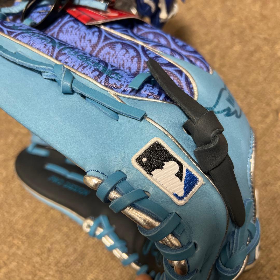 新品　Rawlings 軟式グローブ ネイビーサックス　オールラウンド　右投げ