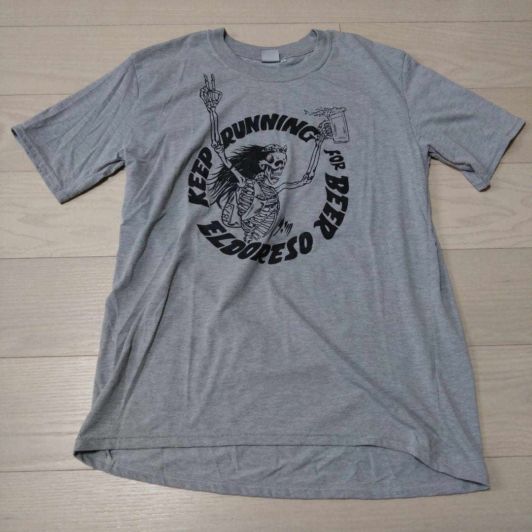 keeprunningforbeer ELDORESO Tシャツ グレー L