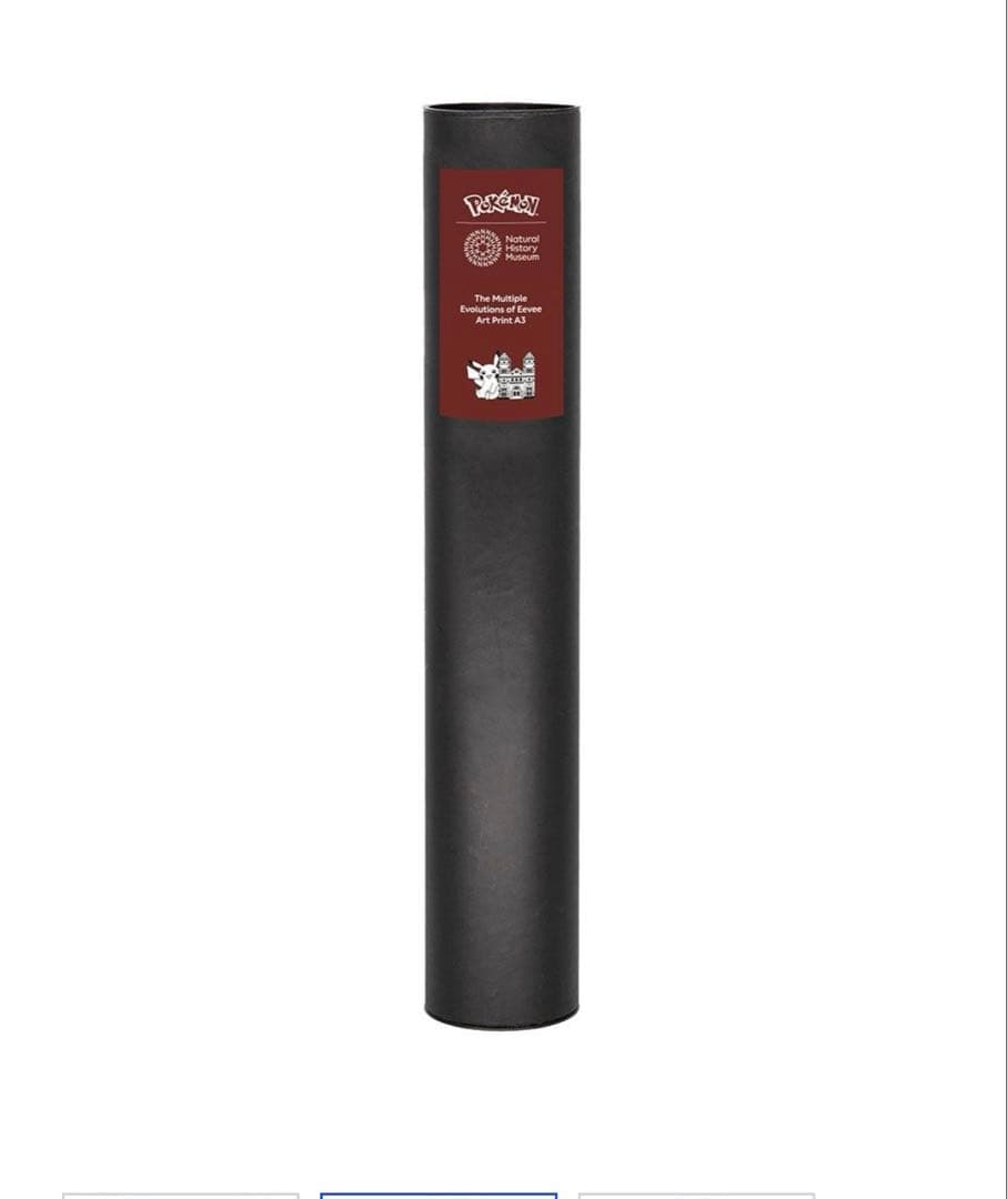 【限定品】ポケモン30周年 ロンドン自然史博物館コラボ A3ポスター イーブイ