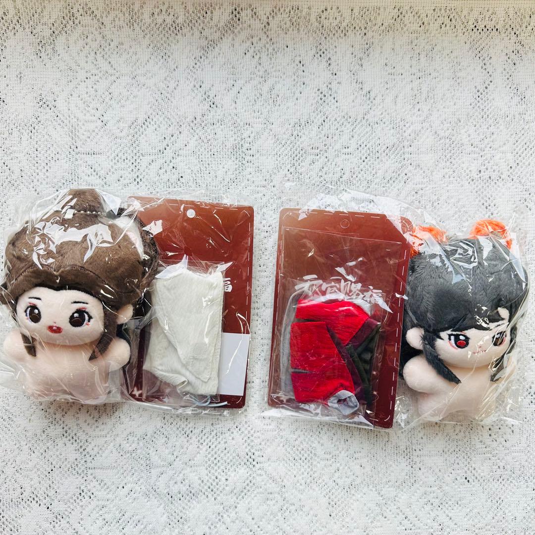 天官賜福　10cm ぬいぐるみ　謝憐花城セット