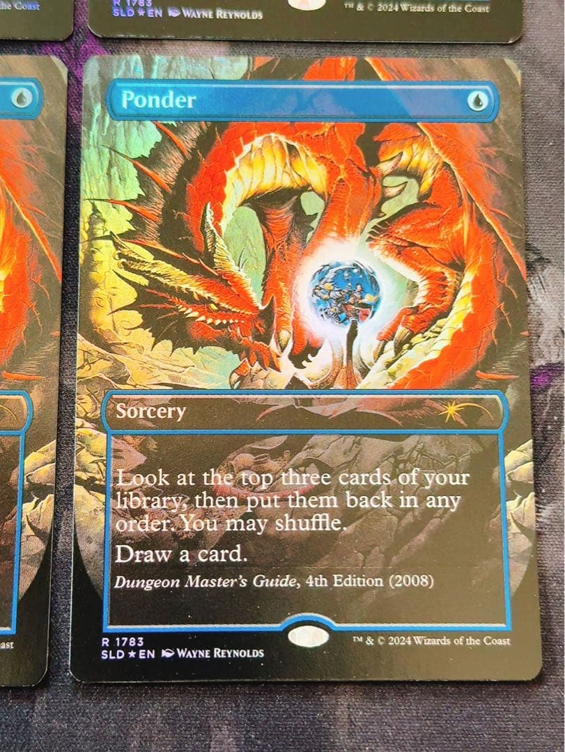 【シークレットライアーfoil】思案　英語　4枚セット