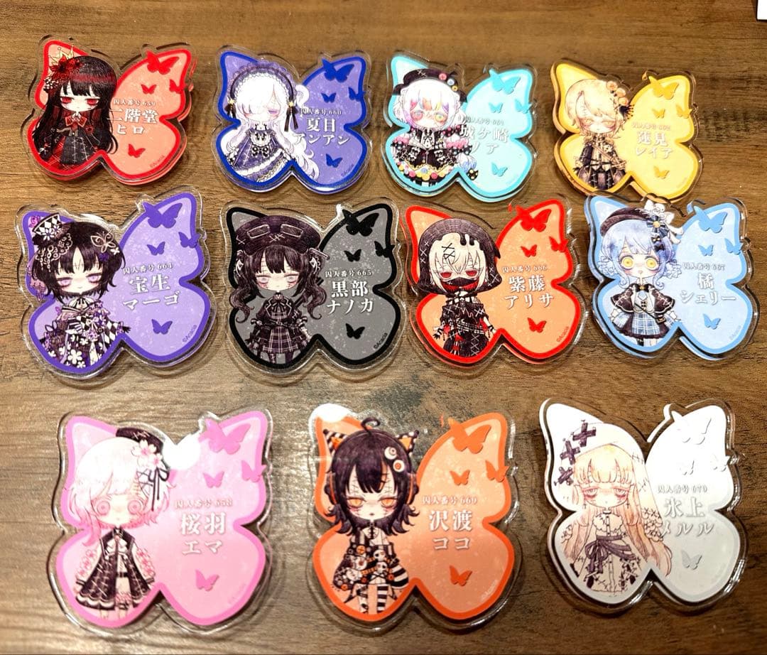 魔法少女ノ魔女裁判　中国カフェ　お名前バッジ　まのさば　セミコンプ