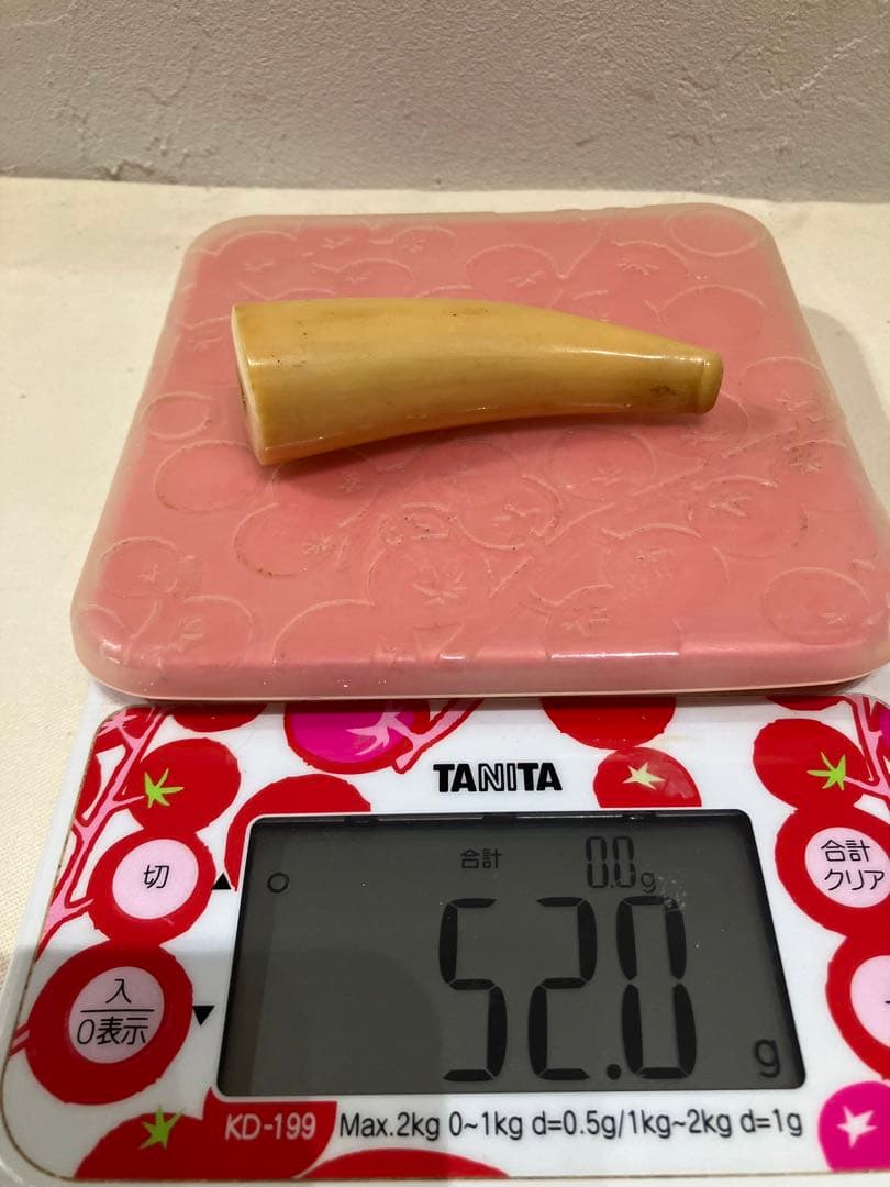 鯨の歯　マッコウクジラ　パイプ　52g