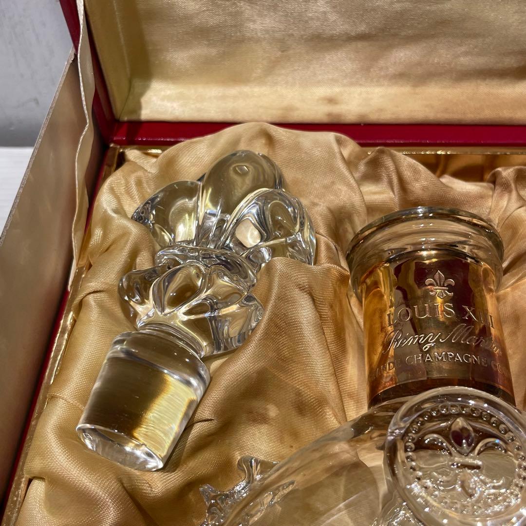 ②Baccarat レミーマルタン ルイ13世 グラス　空瓶 バカラ　箱入り