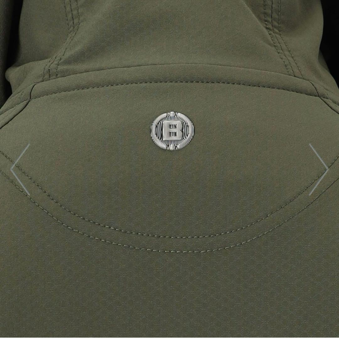 25秋冬モデル　ブリーフィング　ジャケット　M〜L相当　カーキ　パーカ　ブルゾン