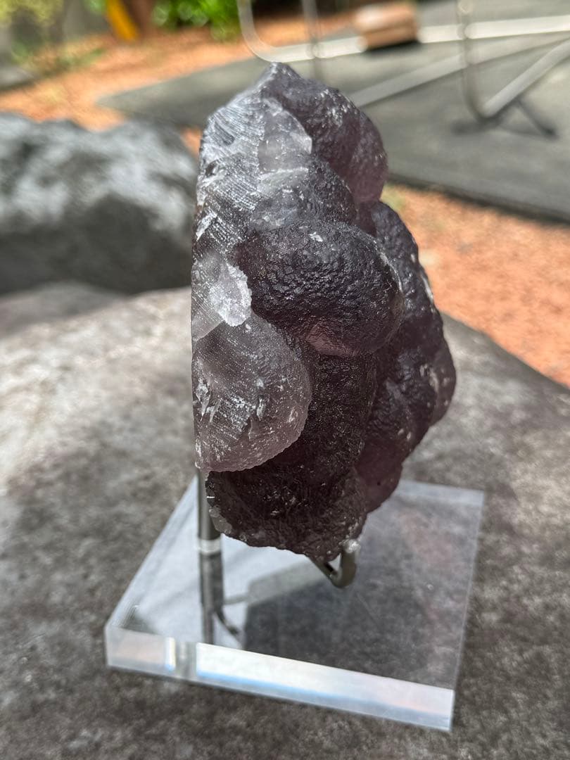 パープルフローライト原石