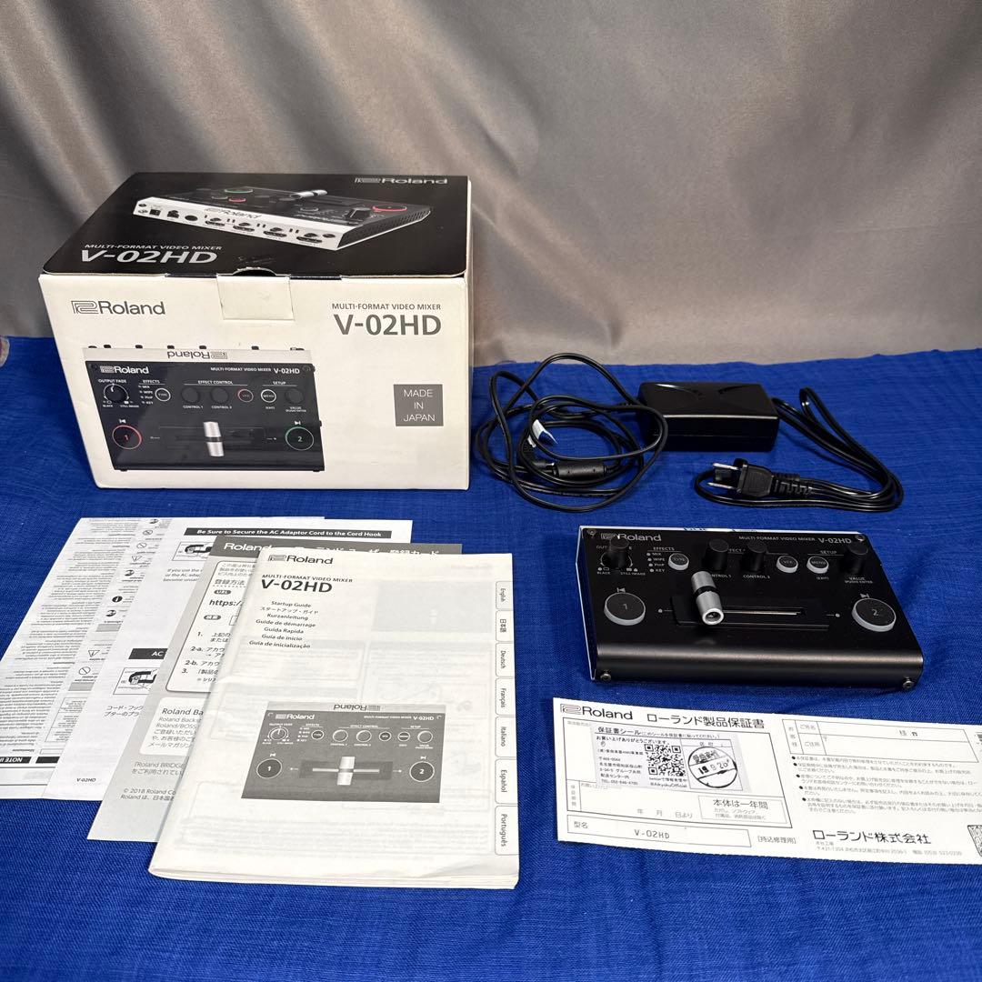 配信機器・PA機器・レコーディング機器 Roland V-02HD