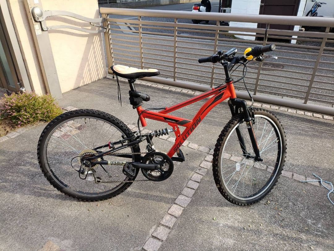 最終値下 あさひ ASAHI ソリューション-G マウンテンバイク MTB 橙