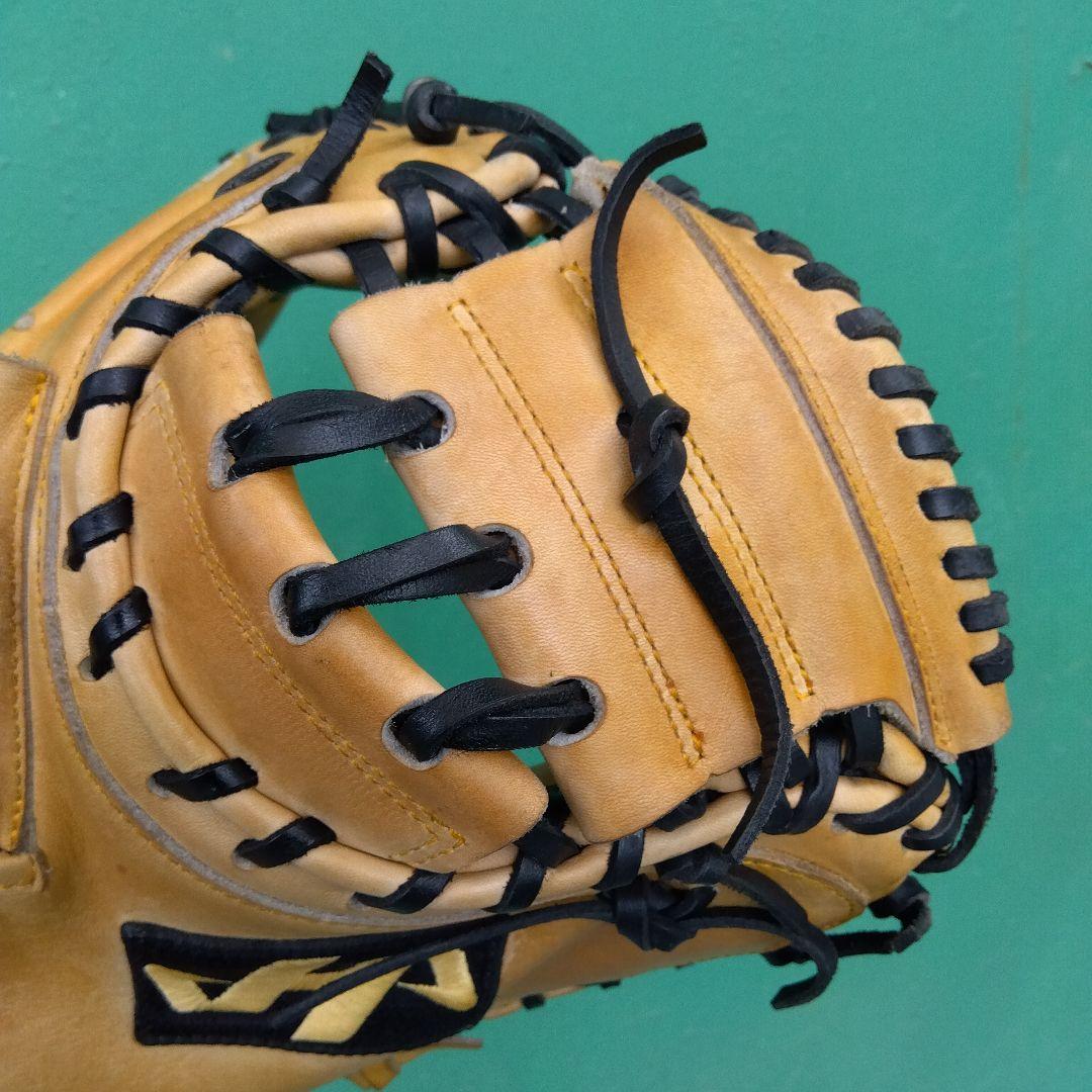 【美品】野球 グローブ 軟式 一般 キャッチャーミット ハタケヤマ