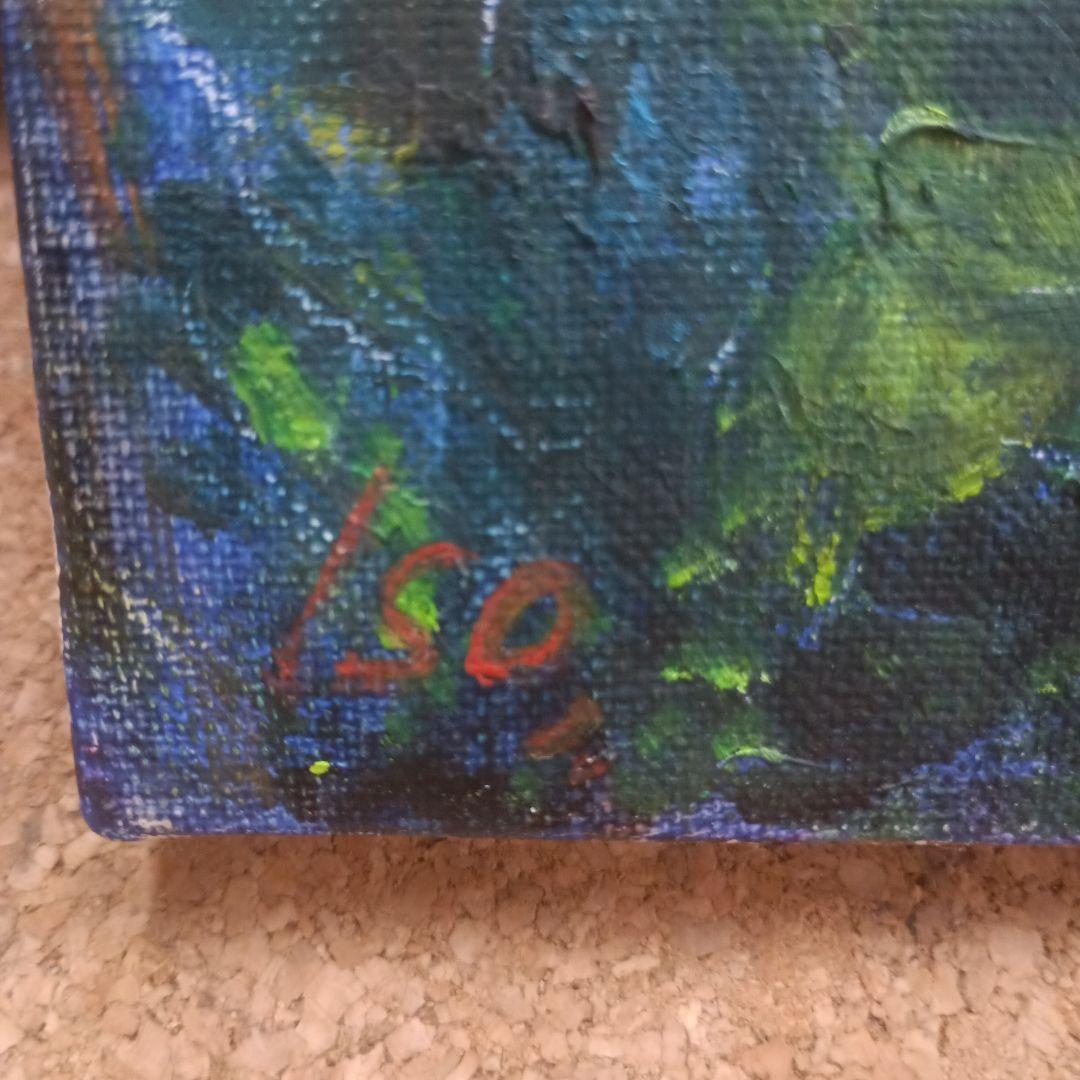 3213）中島イソ子　F0号油絵　「バラ」沖展会員、沖縄女流美術家協会会長