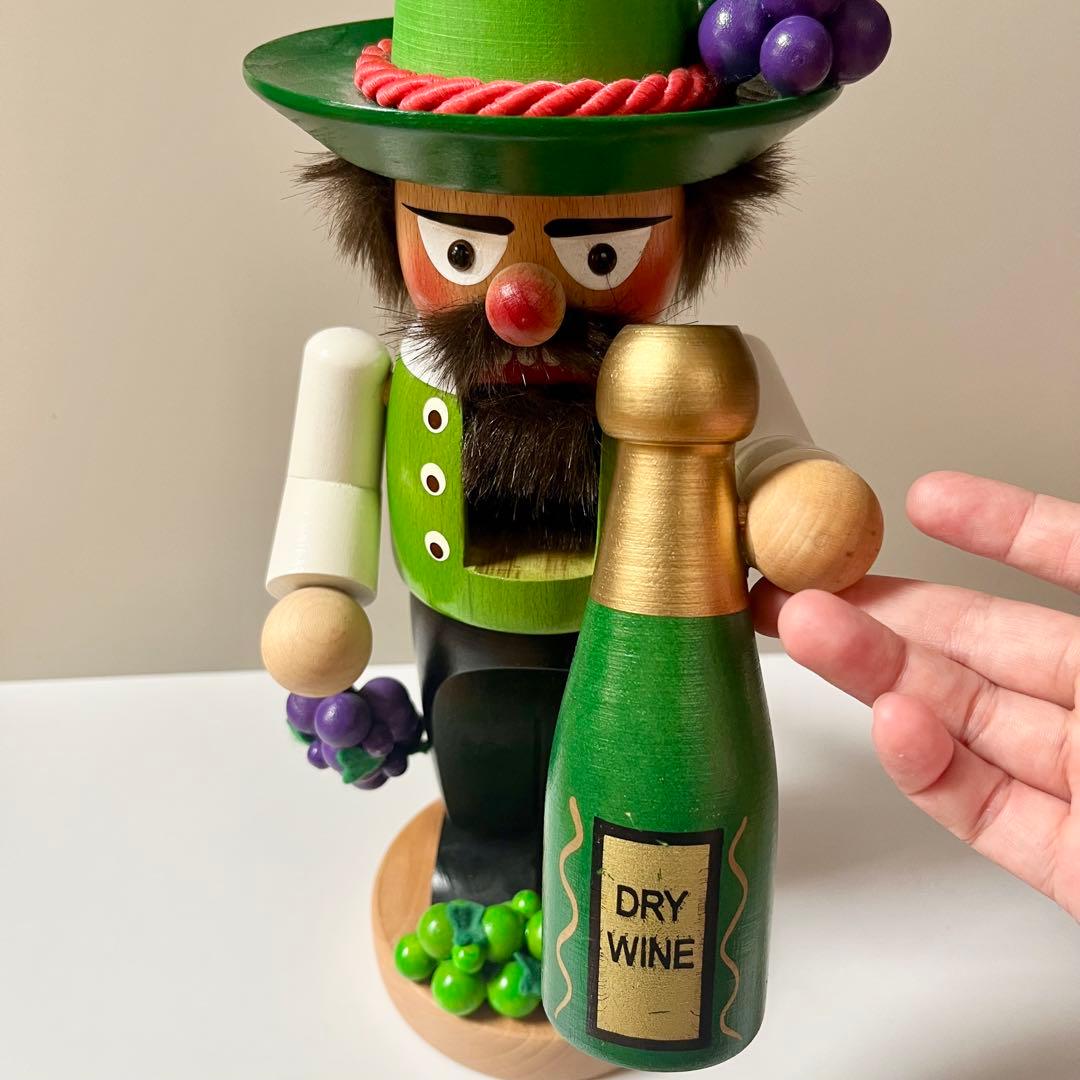 ドイツ STEINBACH シュタインバッハ くるみ割り人形 ワイン ぶどう