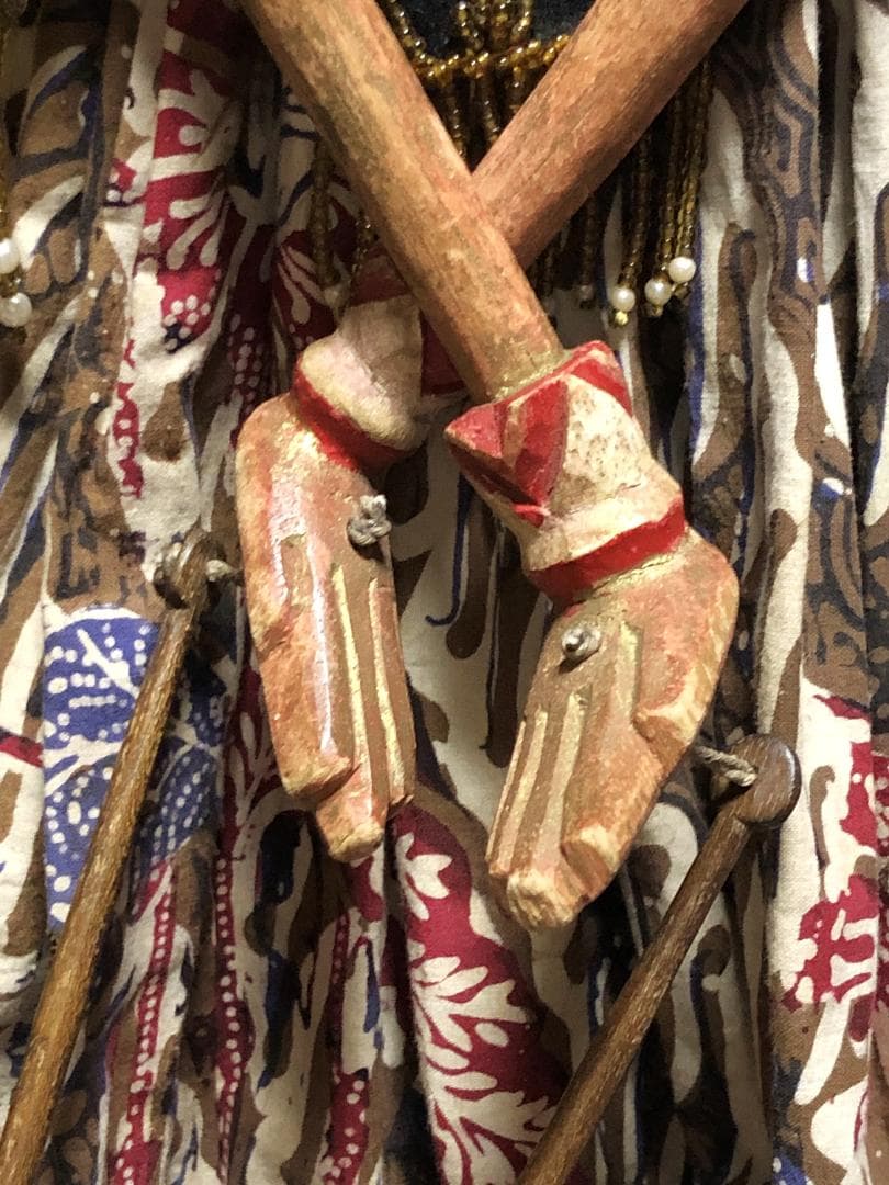 【 ドゥルユドノ（Duryudana）】 アンティーク木偶人形　ワヤン・ゴレ