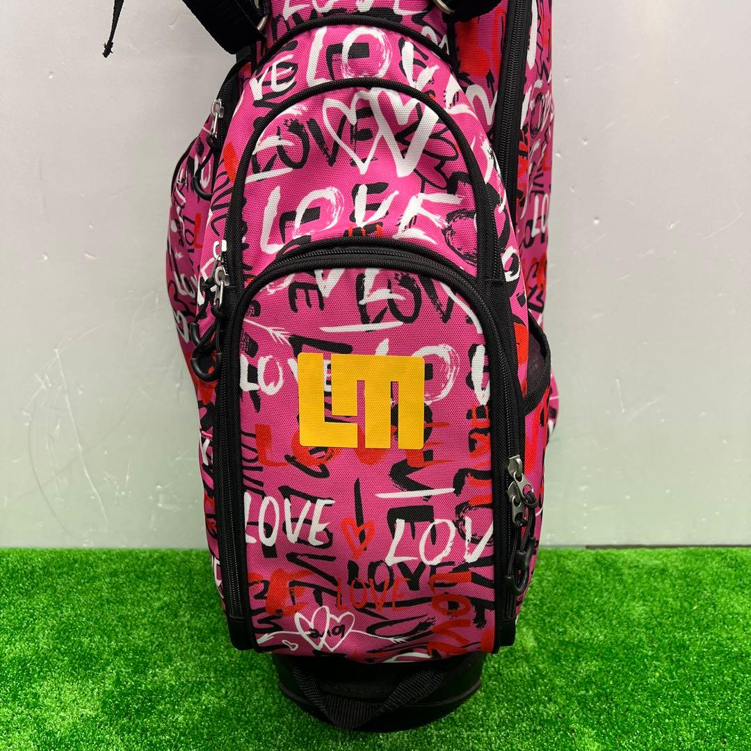 ラウドマウス　LOUDMOUTH キャディバッグ　8.5インチ　ゴルフ　ピンク